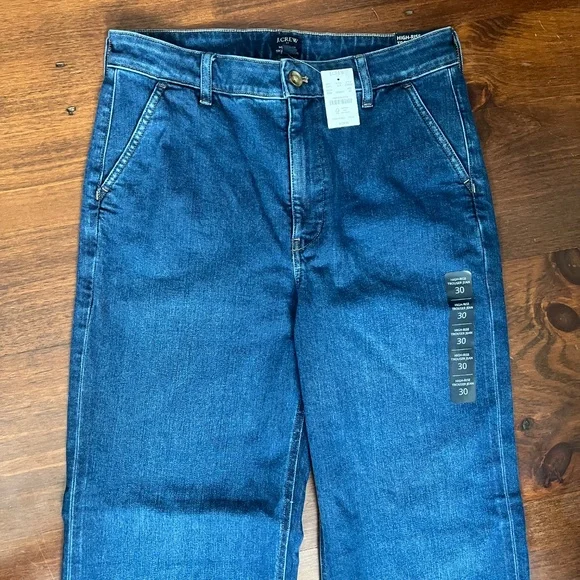 J Crew High Rise Trouser Jean Sz 30 - Picture 2 of 4